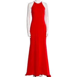 Badgley Mischka Red Evening Gown Size 4